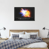 Kreativität: Inspiration Leinwanddruck (Insitu (Schlafzimmer))