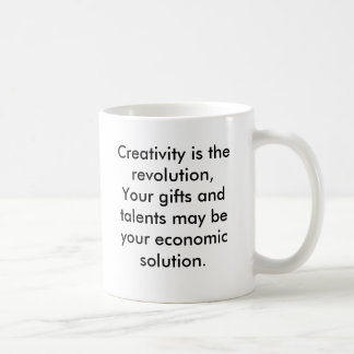 Kreativität ist die Revolution, Ihre Geschenke und Kaffeetasse
