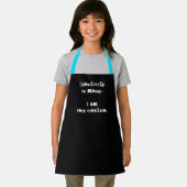 Kreativität ist Messy. Funny Apron Schürze (Insitu)