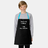 Kreativität ist Messy. Funny Apron Schürze (Getragen)
