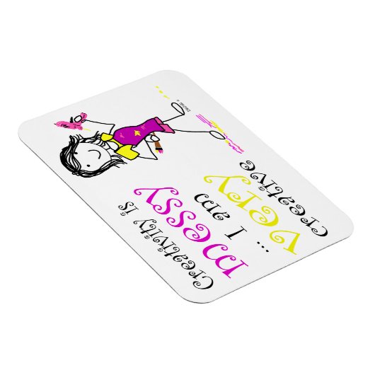 Kreativität ist Messy Magnet (Rechte Seite)