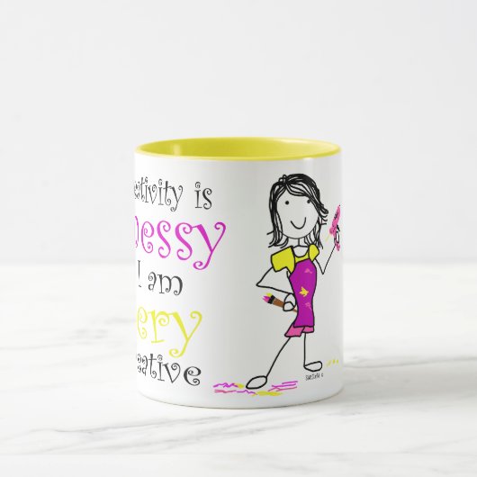 Kreativität ist unordentliche Tasse (Zentrum)