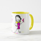 Kreativität ist unordentliche Tasse (VorderseiteRechts)