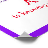 Kreativität, Kunstangebot, Poster (Ecke)