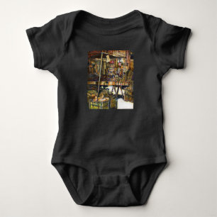 Kreativität macht alles glänzend baby strampler