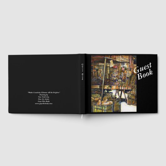 Kreativität macht alles glänzend gästebuch (Voll)