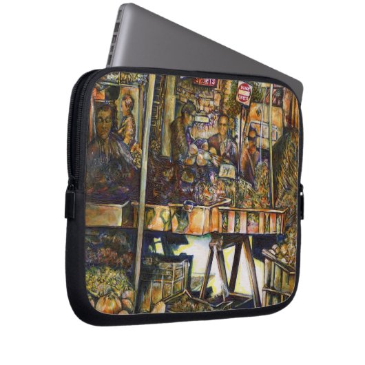 Kreativität macht alles glänzend laptopschutzhülle (Vorne Rechts)