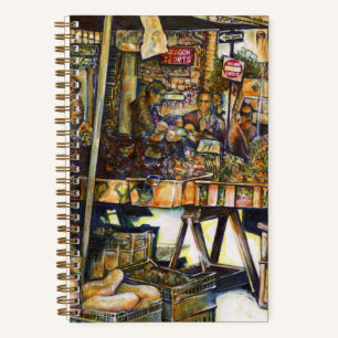 Kreativität macht alles glänzend notizblock