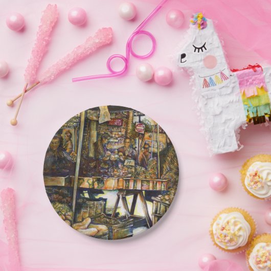 Kreativität macht alles glänzend pappteller (Party)