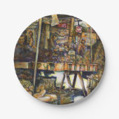 Kreativität macht alles glänzend pappteller (Vorderseite)