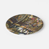 Kreativität macht alles glänzend pappteller (Schrägansicht)