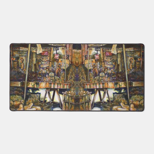 Kreativität macht alles glänzend schreibtischunterlage (Vorderseite)