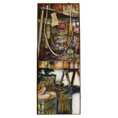 Kreativität macht alles heller geschenktüte für weinflaschen (Rückseite)