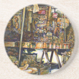 Kreativität macht alles heller getränkeuntersetzer