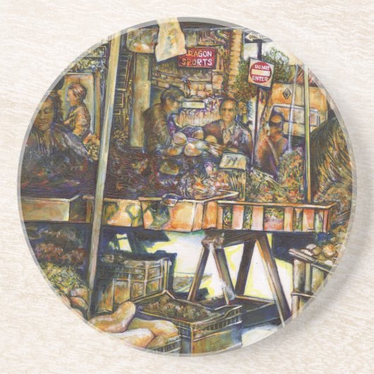 Kreativität macht alles heller getränkeuntersetzer (Vorne)