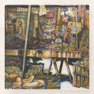 Kreativität macht alles heller glasuntersetzer