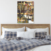 Kreativität macht alles heller leinwanddruck (Insitu (Schlafzimmer))