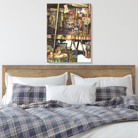 Kreativität macht alles heller leinwanddruck (Insitu (Schlafzimmer))