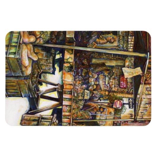 Kreativität macht alles heller magnet (Horizontal)