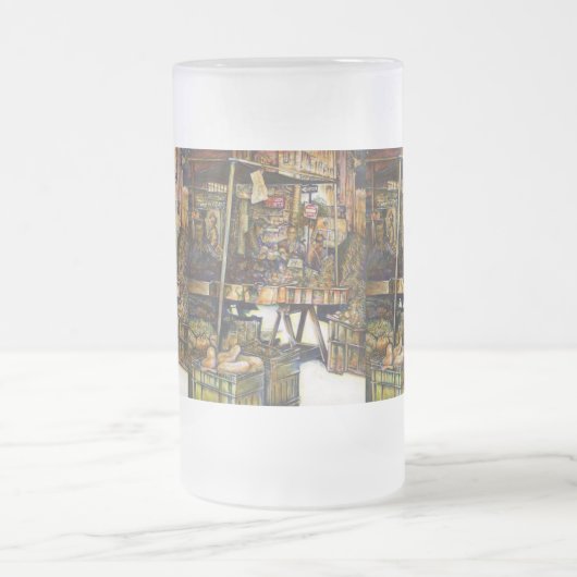 Kreativität macht alles heller mattglas bierglas (Mittel)