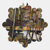 Kreativität macht alles heller ornament karte (Rückseite)