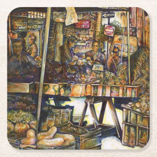 Kreativität macht alles heller rechteckiger pappuntersetzer (Vorderseite)