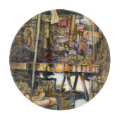 Kreativität macht alles heller schneidebrett (Vorderseite)