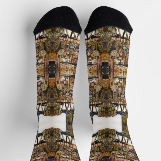 Kreativität macht alles heller socken (Oben)