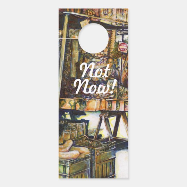 Kreativität macht alles heller türanhänger (Vorderseite)