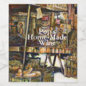 Kreativität macht alles heller weinetikett (Einzelnes Label)