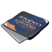 Kreativität macht Mut Laptopschutzhülle (Vorne Knopf)