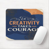 Kreativität macht Mut Mousepad (Mit Mouse)