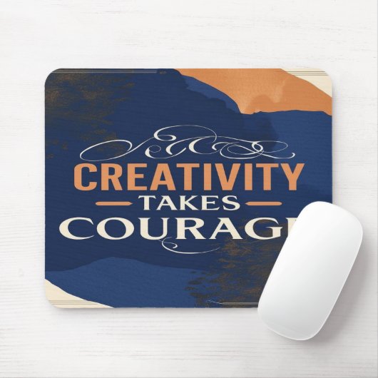Kreativität macht Mut Mousepad (Mit Mouse)