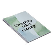 Kreativität macht Mut Notizblock (Rechte Seite)