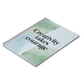 Kreativität macht Mut Notizblock (Linke Seite)