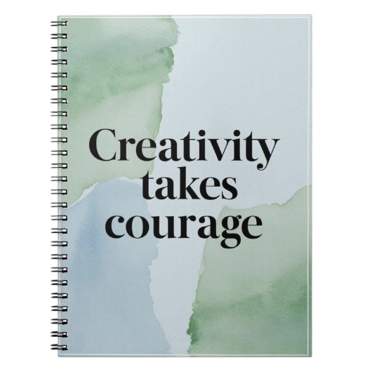 Kreativität macht Mut Notizblock (Vorderseite)