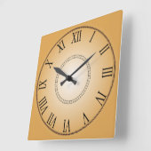 Kreativität römische Zahl Quadratische Wanduhr (Winkel)