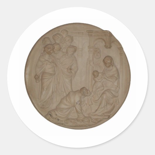 Kreativität Runder Aufkleber (Vorderseite)