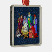 Kreativität Silbernes Ornament (Rechts)