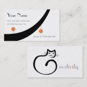 Kreativität Visitenkarte (Vorne/Hinten)