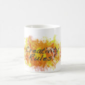 Kreativitäts-Regeln! Kaffeetasse (Mittel)