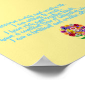 Kreativitätsnachweispaket - Tägliches Mantra Poster (Ecke)