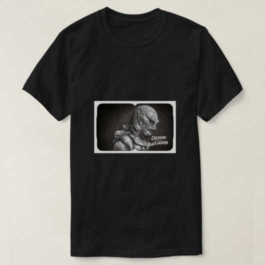 Kreatur aus dem Black Lagoon Movie Poster Poster T-Shirt (Design vorne)