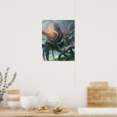 Kreatur aus dem unendlichen Abgrund Poster (Küche)