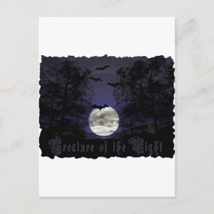 Kreatur der dunkelsten Nacht Postkarte