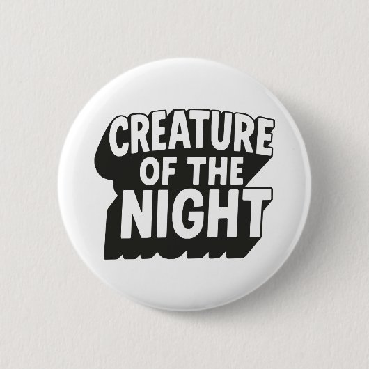 Kreatur der Nacht Button (Vorderseite)