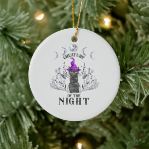 Kreatur der Nacht Keramik Ornament