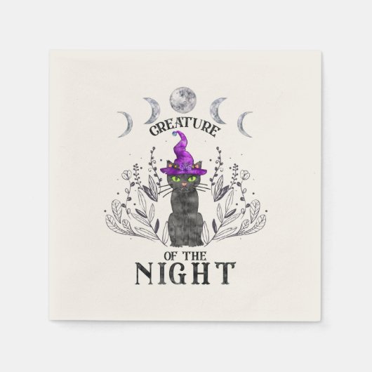 Kreatur der Nacht Serviette (Vorderseite)