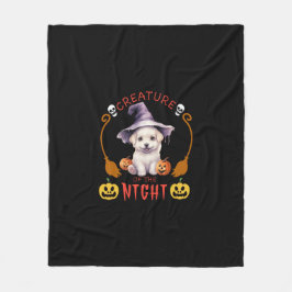 Kreatur des Nachtbichon-Feuers Fleecedecke