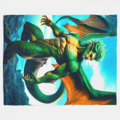 Kreatur Fleecedecke (Vorderseite (Horizontal))